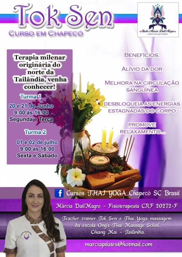 Curso profissionalizante de Tok Sen em Chapec/SC